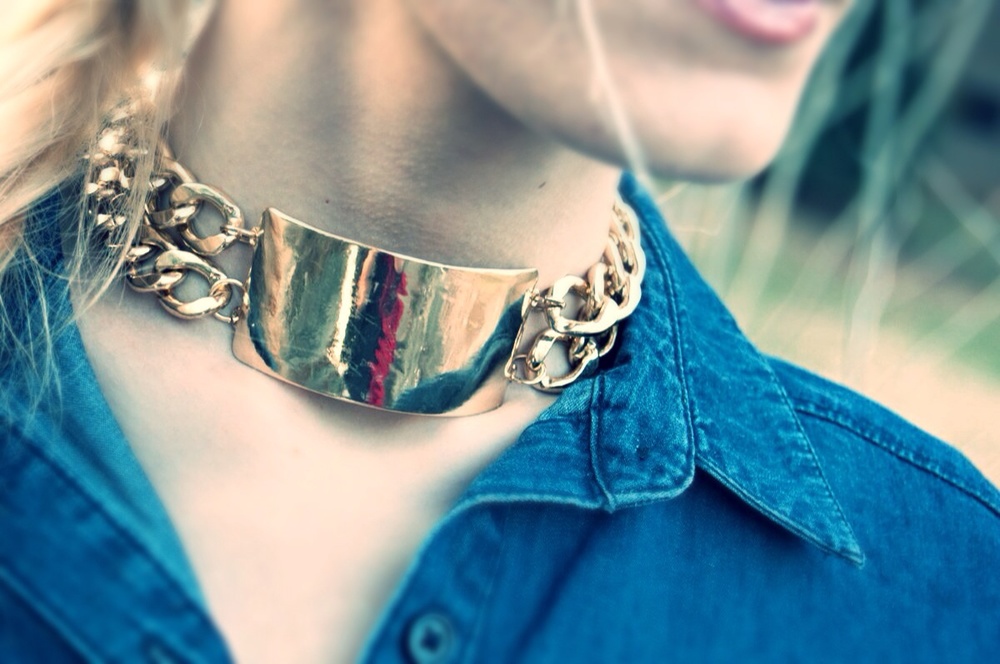 I found this necklace at Charlotte Russe on sale for only $0.99!