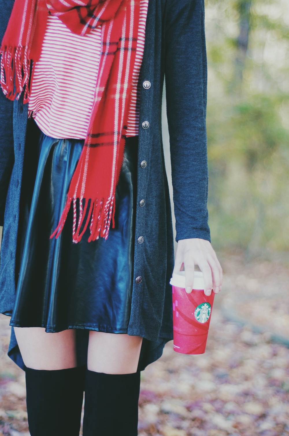 Over The Knee Boots Outfit Inspiration | Fall and winter fashion outfit inspiration by North Carolina fashion and lifestyle blogger Jessica Linn of Linn Style.