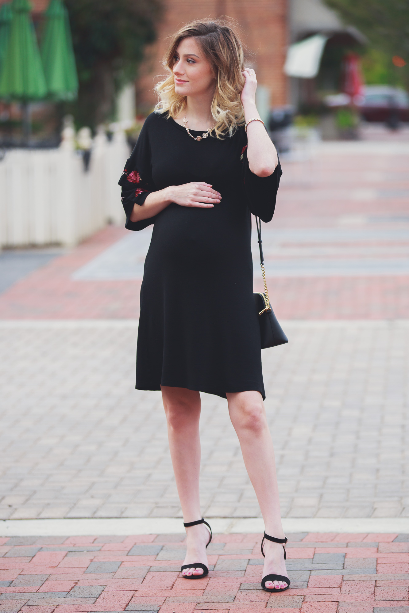 Embroidered Ruffle Sleeves- Ruffle Fall Trend Outfit Inspiration