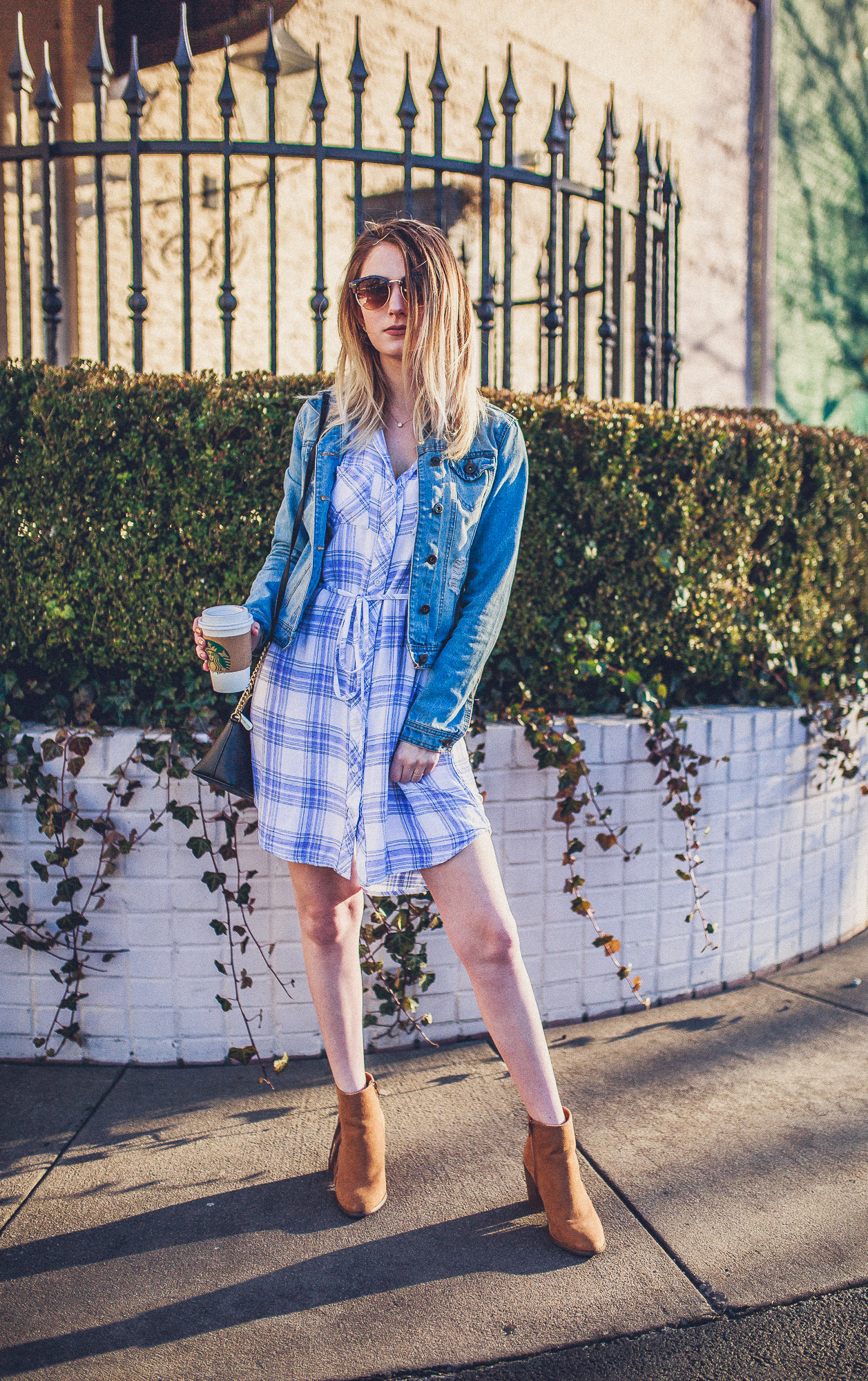 Plaid Year Round | Spring and Summer 2018 Trend . Outfit Inspiration by North Carolina fashion and lifestyle blogger Jessica Linn from Linn Style.