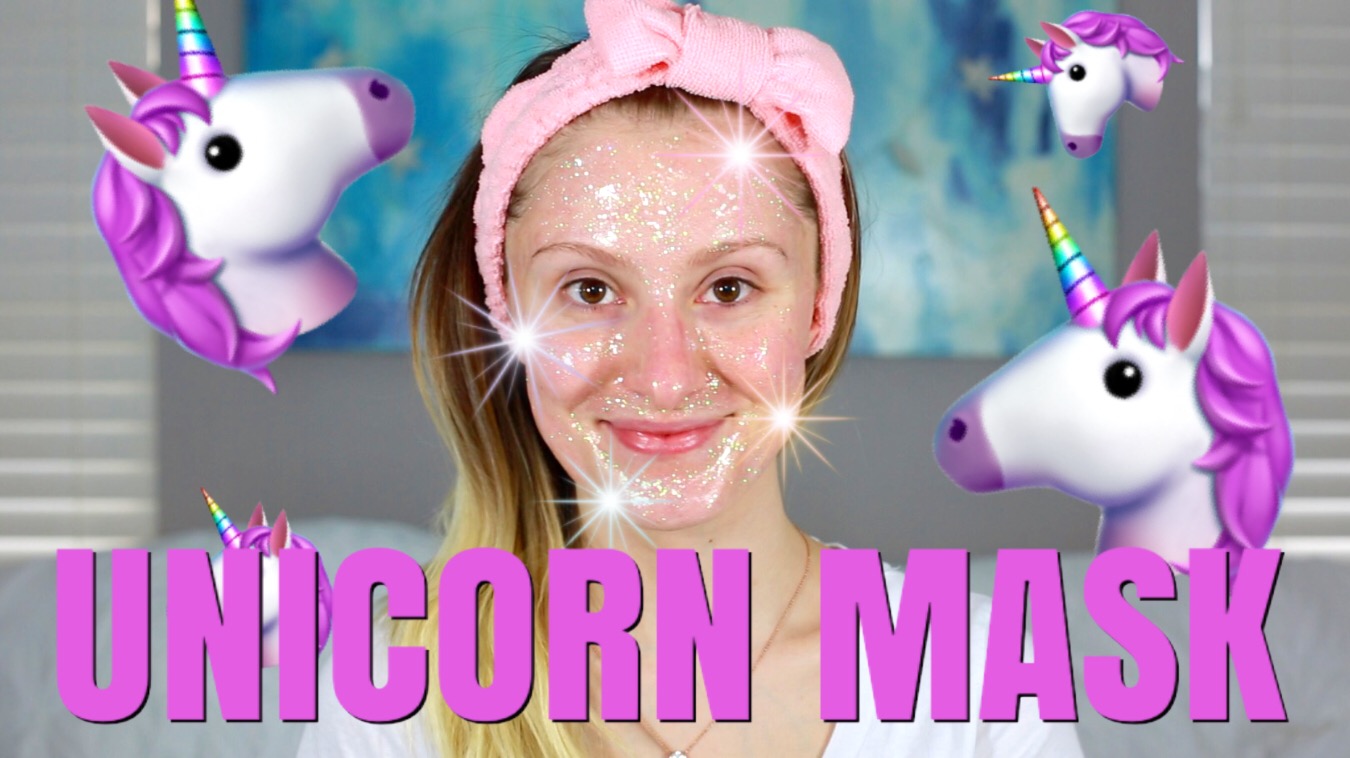 Unicorn Magic Peel Off Mask Holographic Glitter Facial Review