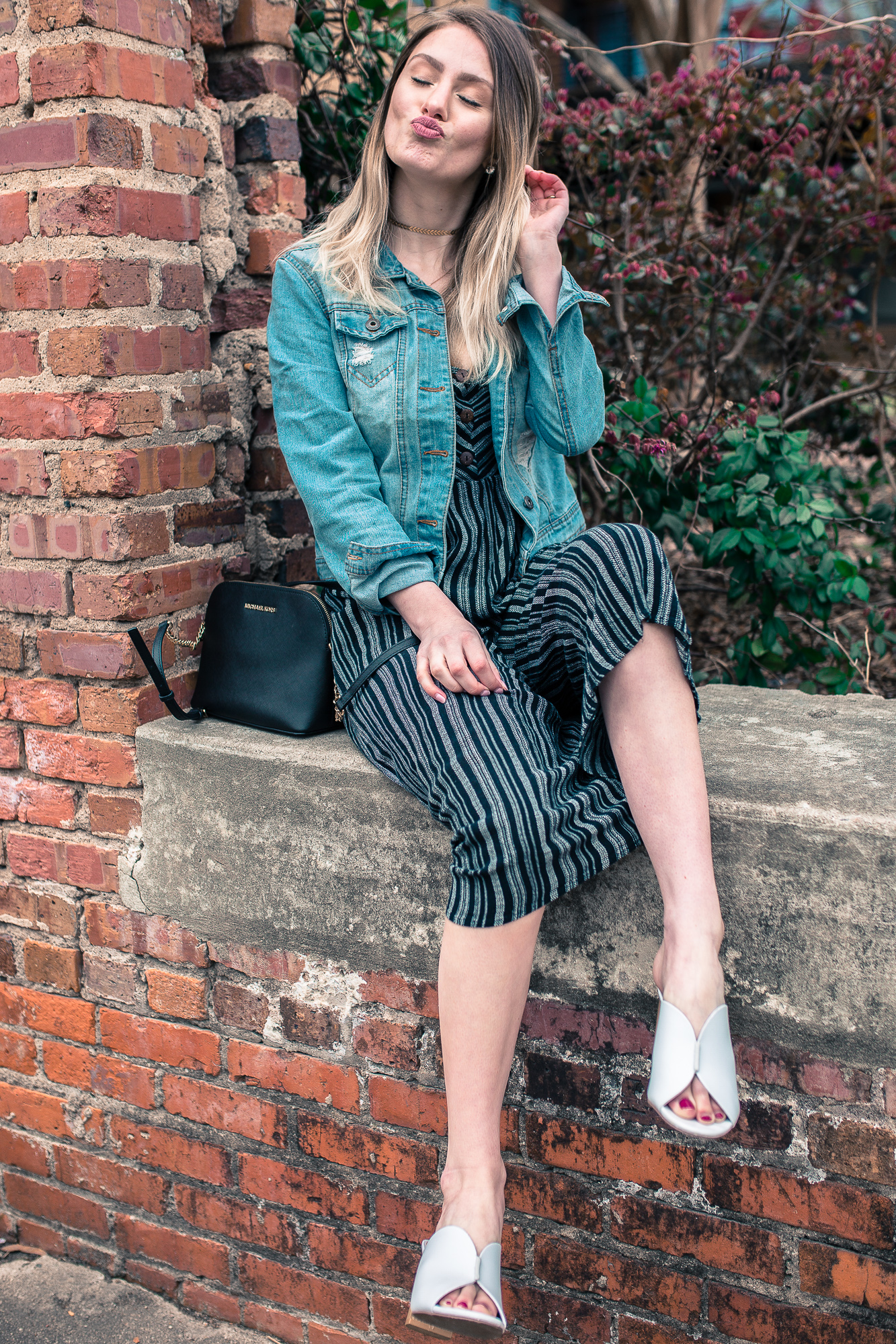 How to Style a Striped Jumpsuit -