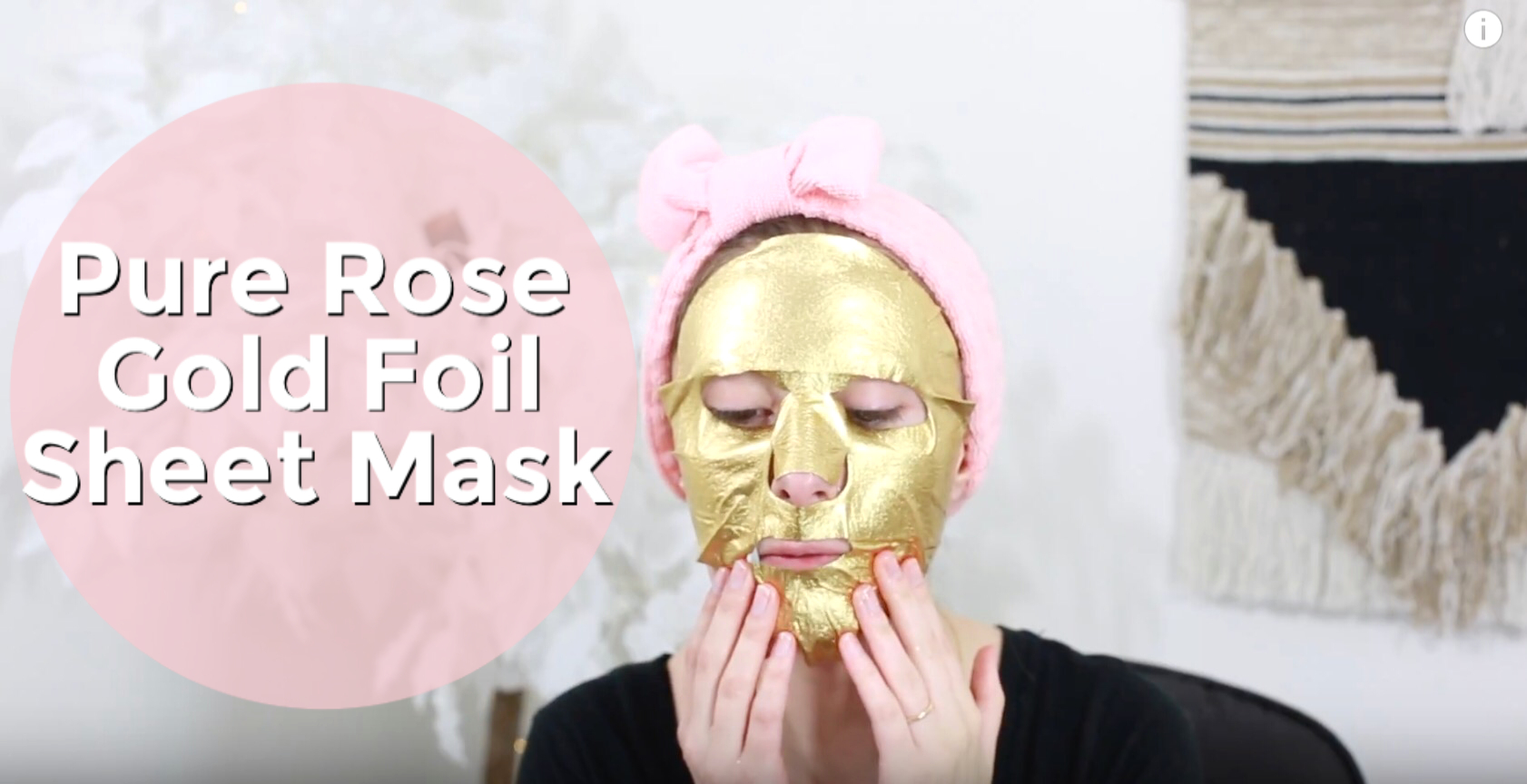 The Gold Foil Sheet Mask by Masque Bar. Review by North Carolina fashion and lifestyle blogger and youtuber Jessica Linn.