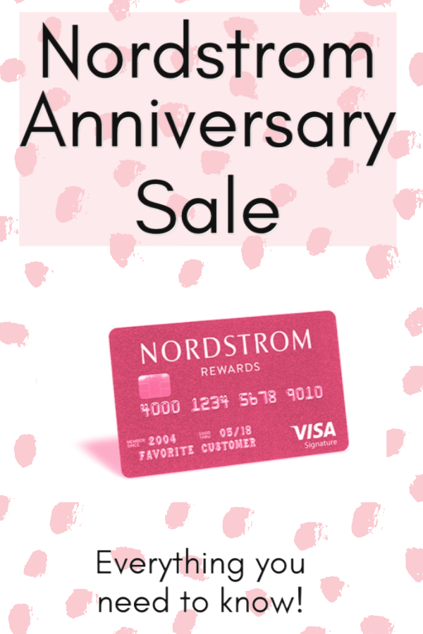 What is the Nordstrom Anniversary Sale? When is The Nordstrom Anniversary Sale? The sale is a two week period of incredible discounts on new summer and fall products! Early access is July 11th- July 19th and public access is July 20th-August 5th.