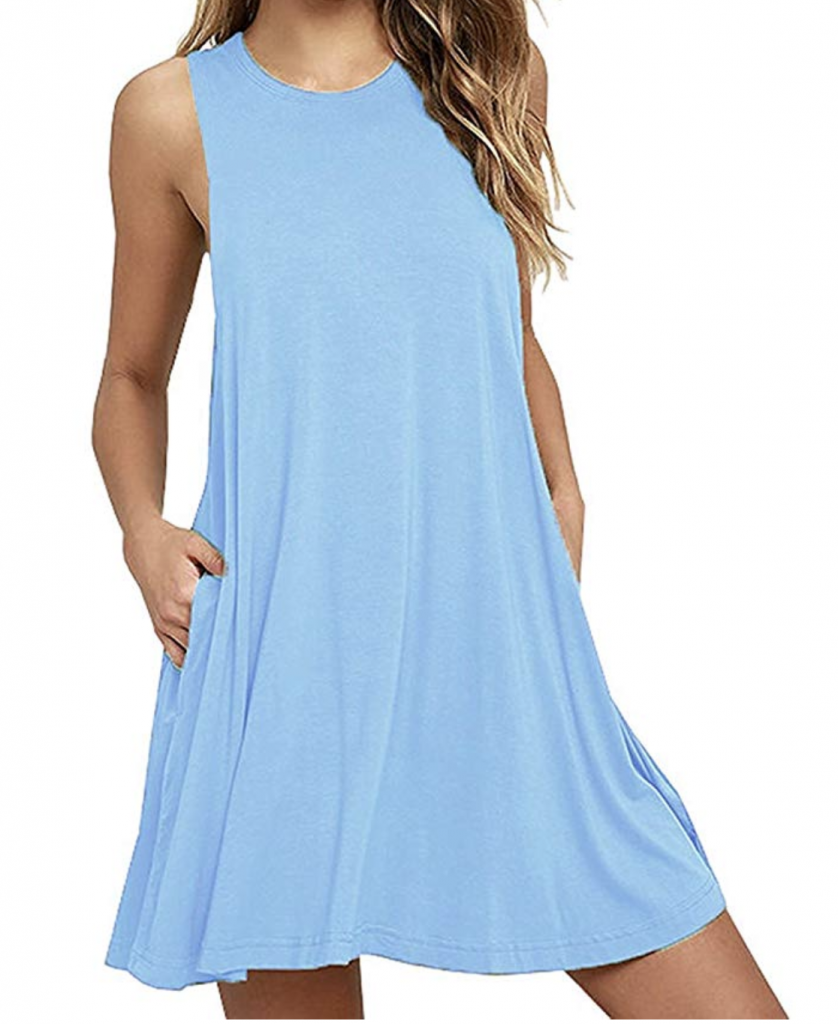 Amazon Fashion Finds | All $20 Or Less Affordable blue t-shirt dress