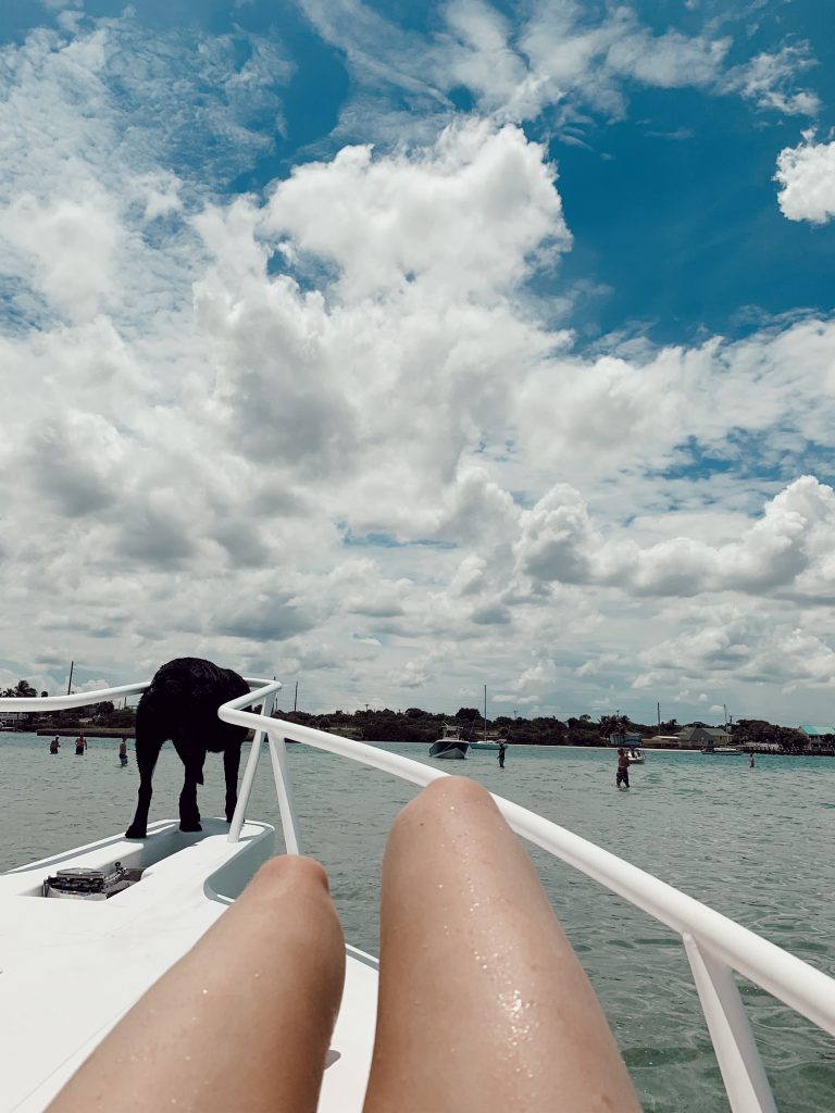 Things To Do In Jupiter Florida: Jupiter Sound Sandbar and highwaist bikini by Jessica Linn Linn Style