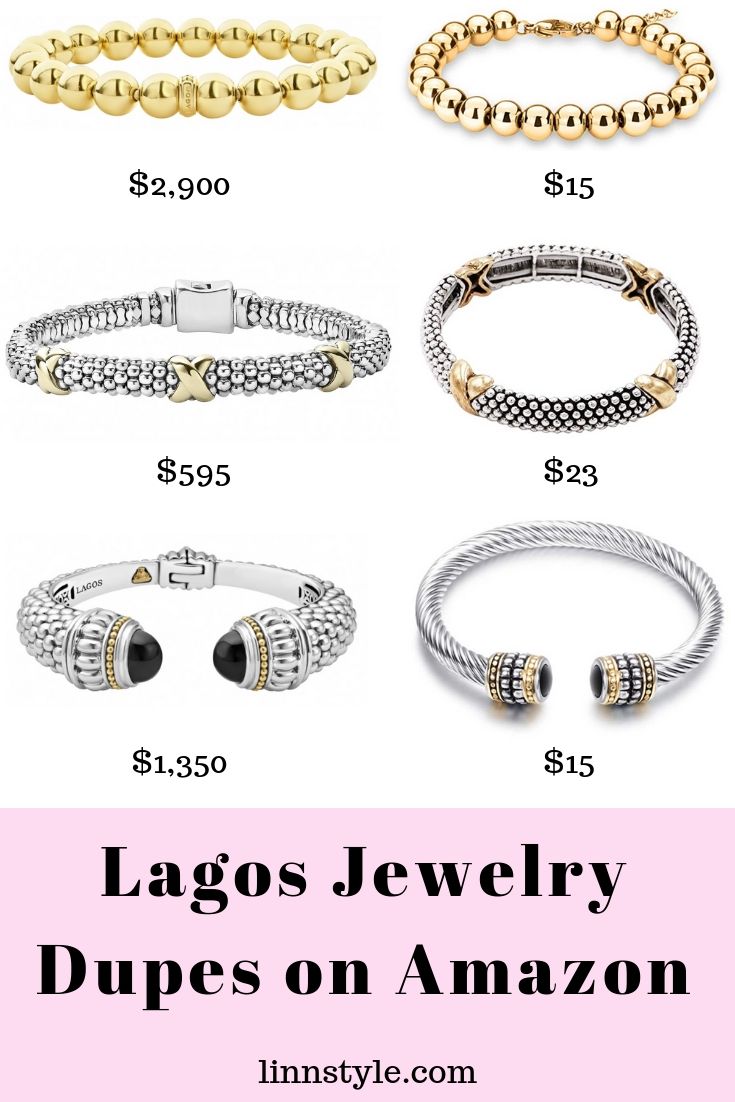 Lagos Jewelry Dupes on Amazon Linn Style
