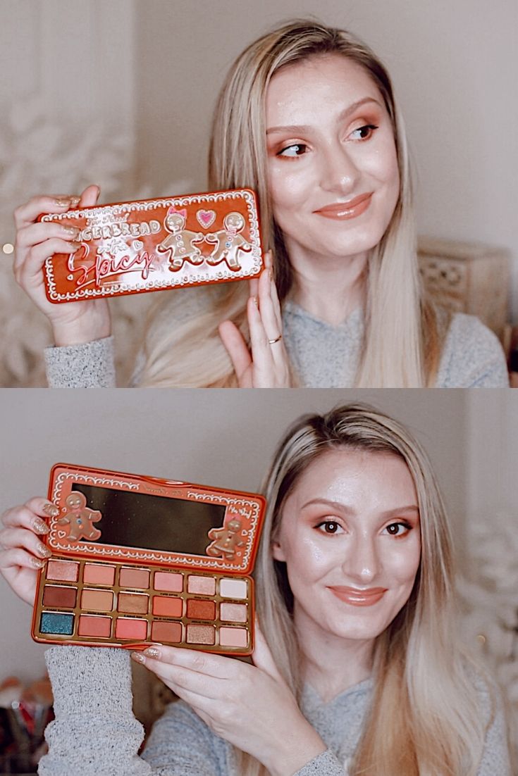 Too Faced Gingerbread Extra Spicy Eyeshadow Palette Review by Jessica Linn.