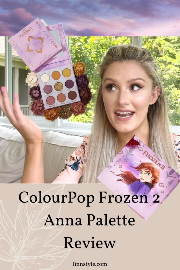 ColourPop Frozen 2 Anna Eyeshadow Palette Review | Linn Style by Jessica Linn