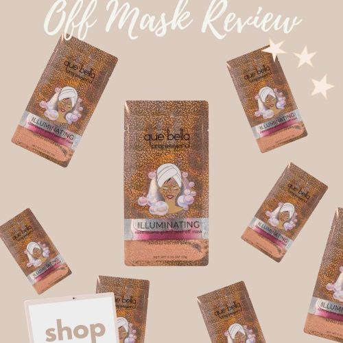 Que Bella Rose Quartz Glitter Peel Off Mask Review | Linn Style by Jessica Linn
