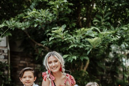 4th Of July Family Picnic Pictures | by Jessica Linn. Patriotic Memorial Day picnic photoshoot with watermelon