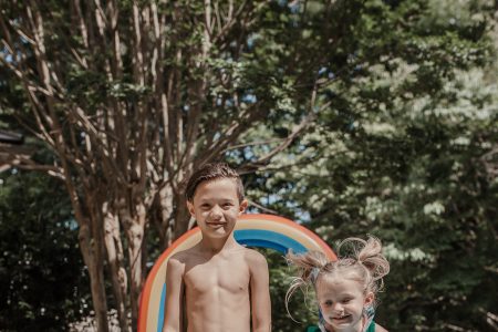 7 Ways To Stay Cool Without A Pool by Jessica Linn Target rainbow kiddie inflatable pool