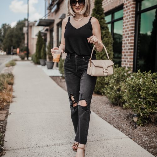 3 Outfit Ideas To Wear With A Simple Black Tank Top | Linn Style by Jessica Linn