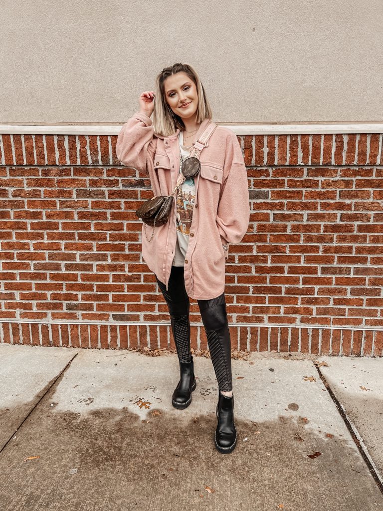 How To Style A Shacket | My Favorite Pink Shacket 3 Ways by Jessica Linn